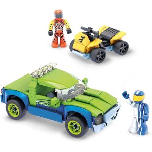 Mega Construx Hot Wheels, Voitures &Agrave; Construire Off-Duty & Atv Tout Terrain, 138 Pi&egrave;ces, Jeu De Briques De Construction, 5 Ans Et Plus, Gyg21 - Neuf