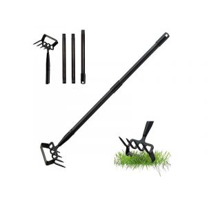 Houe de jardin avec r&acirc;teau - Outil de houe et r&acirc;teau &agrave; &eacute;trier en acier inoxydable - Neuf