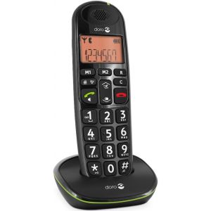 Phoneeasy 100W T&eacute;l&eacute;phone Sans Fil Dect Pour Seniors Avec Grandes Touches Et Son Amplifi&eacute; (Noir X 1) [Version Fran&ccedil;aise] - Neuf