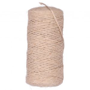 Corde de chanvre tressee kaki en coton, epaisseur 2 mm, corde decorative tissee a la main, 100 metres - Neuf