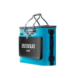 Seau &Agrave; App&acirc;ts De P&ecirc;che Portable B04 42 Cm, Sac De Rangement En Pvc Pour Leurres Vivants - Neuf