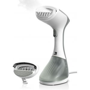 Defroisseur Vapeur Vertical,1300 W Défroisseur Vapeur Portable,Avec Réservoir De 260 Ml,Fer À Repasser De 2 Modes,Position Horizontale Et Verticale,Gris - Neuf