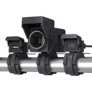 Prise USB Moto Etanche Charge Rapide avec Allume-Cigare,Chargeur USB Moto 18W QC3.0 USB et 30W PD Type C,Prise de Chargeur de Voiture pour Moto IP66 pour SUV Marin de Bateau 12V - Neuf