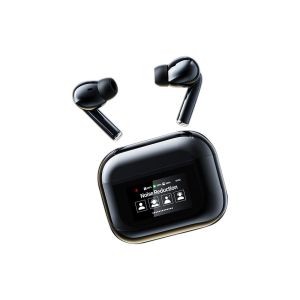 &Eacute;couteurs sans fil Bluetooth avec commandes tactiles et r&eacute;duction de bruit - Noir - Neuf