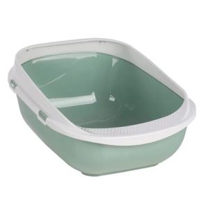 Bac &Agrave; Liti&egrave;re Garfy Vert Xl 48 X 65 X 29,5 Cm Sp&eacute;cial Grands Chats Vert - Neuf