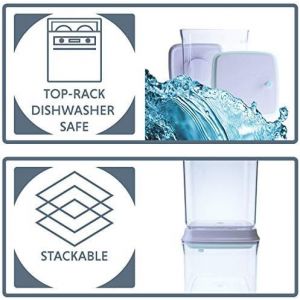 Tianyi-- Boptop (1 Pièce) Récipient Hermétique Pour Le Stockage Des Aliments - Boîte À Joint Mécanique En Silicone - Empilable Sans Bpa - 900ml - Neuf