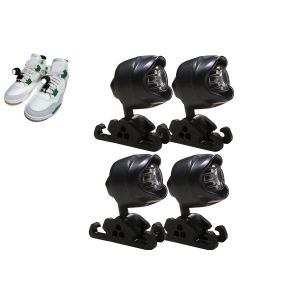 Lot De 4 Lampes Frontales Led Rechargeables Pour Chaussures, Avec Modes R&eacute;glables Et R&eacute;sistance &Agrave; L'eau - Neuf