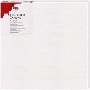 Toile Stretch 10 X 10 Cm De Qualité D'entrée De Gamme, Idéale Pour Les Peintures Acryliques Et Gouaches, Toile En Coton Apprêtée 4 Couches - Neuf