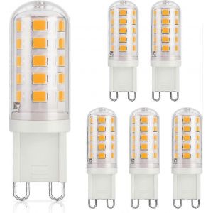 Ampoule Led G9 3w,430lm,Équivalente À 40w Halogène,Blanc Chaud 3000k,220-240v,Irc>85,Non Dimmable,Économie D'énergie,Base En Céramique,Base Standard G9,Pac - Neuf