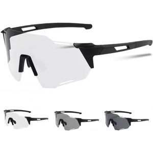 Fdjhy-Lunette De Cyclisme Photochromique Homme Femme Lunette De Cyclisme Running Lunettes Vélo Vtt Uv400 Protection Pour Course À Pied Cyclisme Pêche Conduite Golf Ski - Neuf