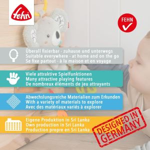 Subzonal-Mini Crabe Mobile, Jouet De Motricit&eacute; &Agrave; Suspendre, Pour Poussette, Lit B&eacute;b&eacute; Et Coque B&eacute;b&eacute;, Pour Mordre, Saisir Et Faire Du Bruit, Pour B&eacute;b&eacute;s Et Enfants D&egrave;s 3 Mois - Neuf