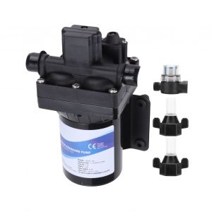 Pompe a membrane a batterie CC, type interrupteur electrique, 4 chambres, haute pression, auto-amorcante - Neuf