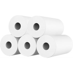 10 Rouleaux Appareil Photo Impression Papier Rouleaux Bois Blanc Pulpe Thermique Instantané Imprimé Recharge Pour Enfants Garçons Filles Students Cadeau - Neuf