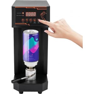 Machine à sceller les canettes, scelleuse électrique 70 W, automatique et manuelle, avec écran LED, pour la maison, les bars et les cafés - Neuf