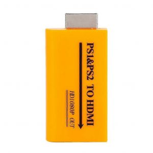 Zk-For Ps1 / Ps2 Vid&eacute;o / Audio Vers Hdmi Support Hd 1080 Out Converter + 48cm C&acirc;ble Usb - Neuf