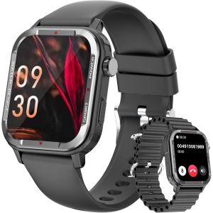 Montre Connect&eacute;e Femme Homme, Montre Intelligente Avec Appels Bluetooth Etanche Ip68 Moniteur De Fr&eacute;quence Cardiaque Sommeil 100+ Modes Sportifs Podometre, Montre Connecter Pour Android Ios - Neuf