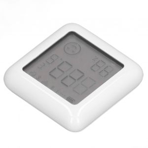HJLIAN Thermometre intelligent avec ecran LCD, application, moniteur de temperature a distance personnalisable, pour chambre a coucher ou bureau - Neuf
