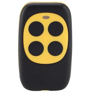 HJLIAN Telecommande de porte de garage electrique sans fil multifrequence 4 touches (jaune) - Neuf