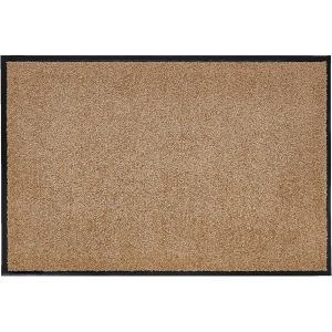 Misento Paillasson Wash & Clean,Comme Paillasson &Agrave; L'int&eacute;rieur Ou Comme Paillasson &Agrave; L'ext&eacute;rieur Sous Abri - Paillasson Tr&egrave;s Absorbant 60 X 90 Cm Beige - Neuf