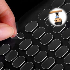 Lot De 520 Point De Colle,Point De Colle Amovibles,Pastilles Adhésives,Points Adhésifs Double Face Transparents,Pastilles Adhésives Amovibles,Pour Décoration De Festival,Bricolage,Ballon(13X8 Mm) - Neuf