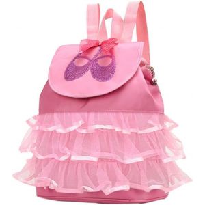 acdsgd-Petite Fille Princesse Sac &agrave; Dos de Danse - Ballet Gymnastique Nager &Eacute;cole Plein Air Voyage Yoga Sac de Sport Ballerine Chaussure Robe Bagage Valise - Neuf