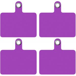 Kal-X Patchs De Remplacement Universel Por Tour De Cou Telephone Portable [Violet] Accessoire De Bandouliere Cordon Holder Porte Pochette Laniere Collier Corde Attache Chaine - Neuf