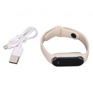 Bracelets anti-moustiques portables a ultrasons avec montre numerique LED, blancs - Neuf