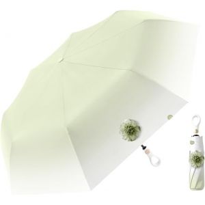 nzqaf-Parapluie Pliant Automatique Compact/Ouverture et Fermeture / Poignée Anneau / Couleur Dégradée /de Voyage Protection Pluie et Protection UV 99,9% / Portable/Résistant/ Sac à dos / Femmes et En - Neuf