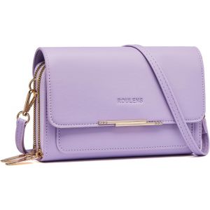 TZF-Sac T&eacute;l&eacute;phone Portable Femme - Petit Sac Bandouli&egrave;re Femme - Sac &agrave; Bandouli&egrave;re Femme en Cuir PU - Sac &Agrave; Bandouli&egrave;re Petit avec R&eacute;glables Bandouli&egrave;re - Neuf