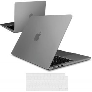 Coque Compatible Avec 2022 2024 2025 Macbook Air 13,6 Pouces M4 A3240 M3 A3113 M2 A2681, Coque Rigide Mince En Plastique + Housse De Clavier Pour Macbook Air 13, Mate Espace Gris - Neuf