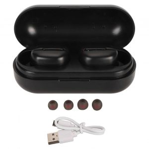 Écouteurs traducteurs Bluetooth Prise en charge de 74 langues 70 accents Réduction du bruit Écouteurs de traduction sans fil avec APP Noir - Neuf