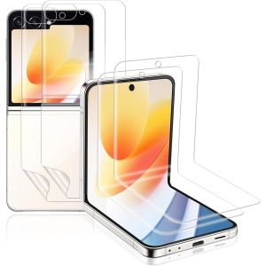 JGD-2 Pi&egrave;ces Verre Tremp&eacute; pour Samsung Galaxy Z Flip 5, 0,33mm Couverture 3D 9H Duret&eacute; Anti-rayures protection &eacute;cran, Toucher Sensible et Pose sans Bulles Samsung Z Flip 5 vitre protection - Neuf