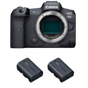 Canon EOS R5 Nu + 2 Canon LP-E6NH - Neuf