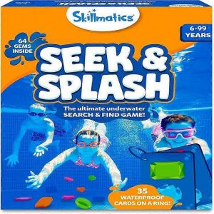 Jouets De Piscine De Plongee, Jeu De Recherche Et De Recherche De Pierres Precieuses Sous-Marines Etanches, Jouets De Piscine Pour Enfants Avec Sac En Filet, Cadeaux D'eau Pour La Natation D'ete, La Plongee, La Recherche T - Neuf