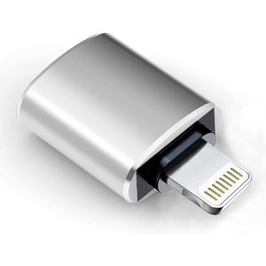 KAL-Apple Adaptateur Lightning Vers Usb Pour Appareil Photo, Câble Usb 3.0 Otg Pour Iphone/Ipad Pour Connecter Un Lecteur De Cartes, Une Clé Usb, Un Disque U, Un Clavier, Une Souris, Midi - Neuf