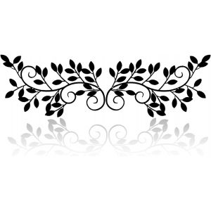 Tianyi-Lot De 2 Sculptures Murales En Métal Pour Décoration Murale Au-Dessus Du Lit, Salon, Salle De Bain, Couloir, Bureau, Décoration Extérieure (Noir) - Neuf