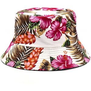 Chapeau Seau Unisexe Imprimé Pêcheur Chapeau Réversible Casquette De Pêcheur Pour Hommes Femmes - Neuf