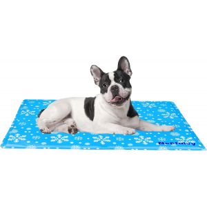 Kalanka-Tapis Rafraichissant Chien Et Chat - Tapis Refroidissant Rafraîchissant Pour Chien Avec Gel Non Toxique, 40x50cm Couverture Fraicheur Chien Résistant Aux Rayures Et Lavable - Neuf