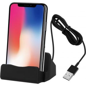wwp-Station de Charge USB C, Chargeur de Station d'accueil de Type C, Station d'accueil Dockingstation pour Smartphone Compatible,Peut Supporter Support de Chargeur de Bureau téléphone Portable - Neuf