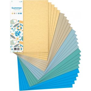 25x Papier D&eacute;coratif &Eacute;t&eacute; A4 210 X 297 Mm 5 Couleurs Assorties Multicolore Set De Cartes Papier &Agrave; Dessin Papier Color&eacute; De Bricolage Pour Diy Origami Cartes De Voeux Scrapbooking Collages - Neuf