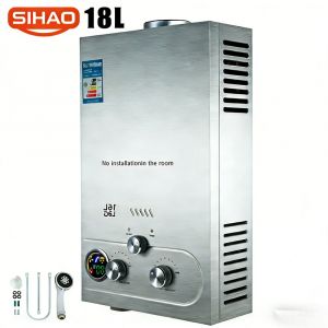 Chauffe-eau 18L, chauffe-eau &agrave; temp&eacute;rature constante - SIHAO - chauffe-eau instantan&eacute; en acier inoxydable de haute qualit&eacute; - Neuf