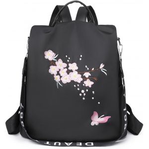 RFCBC-Sac à Dos Anti-vol Femme, Sac à Main Loisir, Sac de Voyage Elegant, Sacs Portés Dos Imperméable, Sac à Bandoulière pour École, Shopping, Travail, Voyages, Collège - Neuf