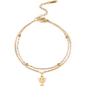 Kalsw-Psi Bracelet Symbole Pour Femmes Alphabet Grec Bracelet Psychologie Psychiatrie Pendentif Signes M&eacute;dicaux Bijoux Psychoth&eacute;rapeute Psychologue Cadeau - Neuf