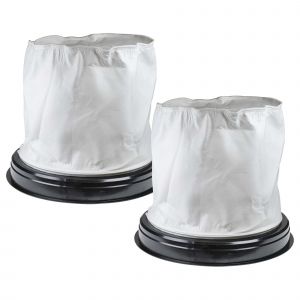 vhbw Filtre textile compatible avec StaVac 90 Profi, 80 Profi Plus, 80 Profi aspirateur sec et humide - Sac filtrant noir / blanc - Neuf