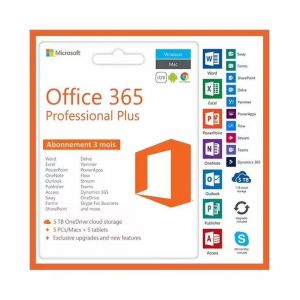 Microsoft Office 365 - 1 An Abonnement - Livraison Rapide - Neuf
