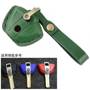 Housse de clé de moto en cuir pour BMW F800GS C400X R1200GS G310gs,étui pour clé de voiture - Type dark green - Neuf