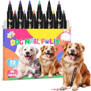 Jgd-12 Couleurs De Vernis &Agrave; Ongles En Forme De Chien, Stylo &Agrave; Ongles Pour Animaux De Compagnie - Neuf