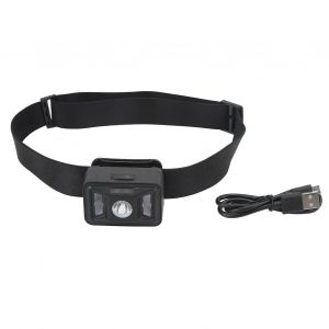 Lampe Frontale À Led Avec Détecteur De Mouvement, Étanche Ip5, Rechargeable Par Usb, Légère, Idéale Pour Le Camping En Plein Air - Neuf