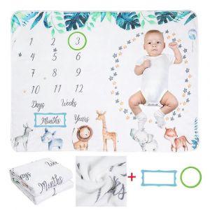 Bebe En Flanelle Couverture, Des Nouveau-Nes Photo Prop, Photographie, Toile De Fond, Rose Ailes, 75 X 100 Cm - Neuf