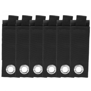 Lot De 6 Sangles De Cable En Nylon Pour Outils, Sangles De Fixation Pour Tuyaux D'eau Electriques, Sangles Auto-Agrippantes - Neuf